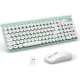 Combo De Teclado Inalámbrico Y Mouse, Tsemy Compacto De Plug