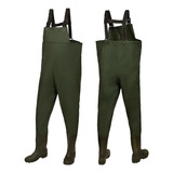 Wader Waterdog Pesca Pvc Nylon  Con Bota