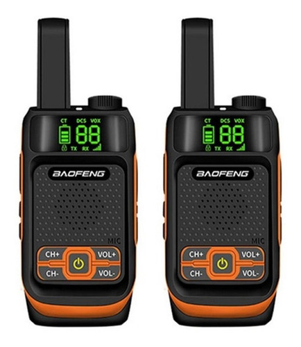 2 (un Par) Mini Radio Baofeng Bf-t19  Uhf 