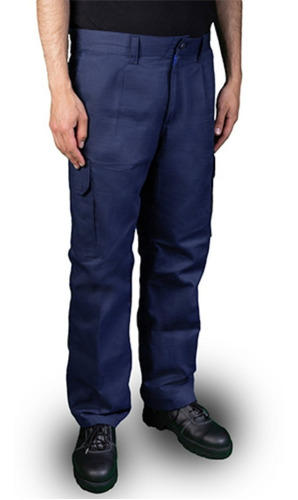 Pantalon Trabajo Gris Oscuro Talles 40 Al 60 Cargo