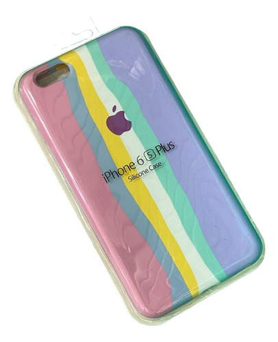 Silicon Case Rainbow Para iPhone. 6 Plus 