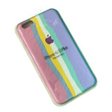 Silicon Case Rainbow Para iPhone. 6 Plus 