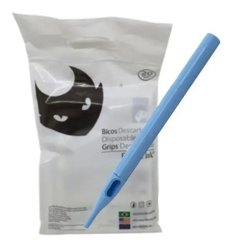 Pacote Long Tip Electric Ink Tattoo Traço Pintura Tatuagem