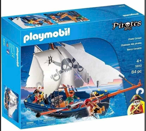 Playmobil Barco Pirata Corsario Modelo 5810 Original