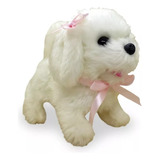 Peluche Interactivo Wow Perro Maltes Con Sonido E. Full