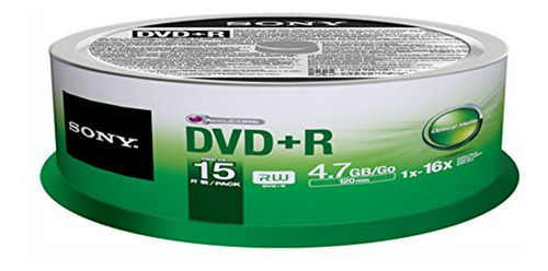 Dvd+r  (15 Unidades)
