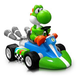 Yoshi Kart Super Mario Bros Figuras Con Carro Juguete Yoshi