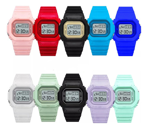 10pzs Reloj Digital Deportivo Casual Mayoreo Proveedor