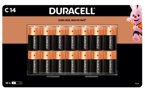 Pilas Alcalinas C 14 Piezas Duracell Cst - 1095660