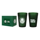 Copo Americano Prime Palmeiras 190 Ml Luva Com 2 Unid