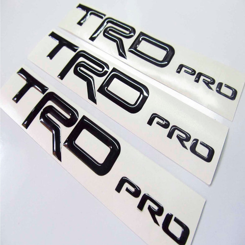 Emblemas Toyota Trd Pro Hilux Meru Terios Prado Yaris Coroll Foto 3