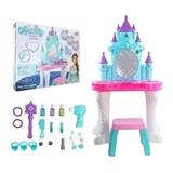 Tocador Castillo Frozen Para Niña Con Luces Y Sonido Juguete