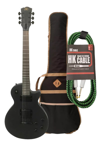 Guitarra Eléctrica Les Paul Sx Ee3s + Funda Y Cable De 3m Hk