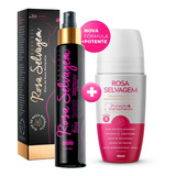 Rosa Selvagem Kit Clareador De Pele + Desodorante Roll-on 