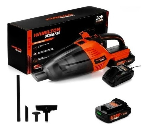 Aspiradora A Bateria 20volt 500 Ml Hamilton Ult120 Completa!