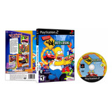 Los Simpsons Hit And Run. Ps2. Dvd Fisico. Español Latino