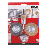 Set De Cepillos De Limpieza Para Taladros Kwb 49597520