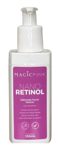 Magic Pink Sabonete Facial Retinol 120ml