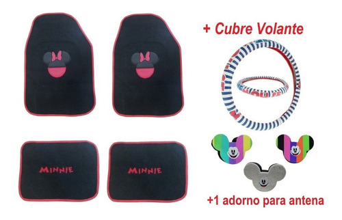 Tapetes Y Funda Volante Minnie Mouse Nissan March 1986