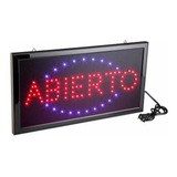 Letrero Led Abierto 48cm X 25cm Envío Gratis