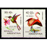 1970 Aves Argentinas- Pro Infancia - Argentina (sellos) Mint