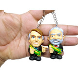 2 Boneco Caricatura Presidenciáveis - Bolsonaro Lula