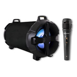 Bazuca Karaoke Monster Audio + Microfono 518 Iluminado Pro