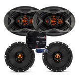 Alto-falantes 6x9 Jbl 200w Rms + Alto Falante 6 Jbl + Módulo