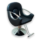 Silla Para Estetica Barberia Salon Hidraulica Letmex B3124 Color Negro Forma De La Base Redonda Tipo De Respaldo Fijo