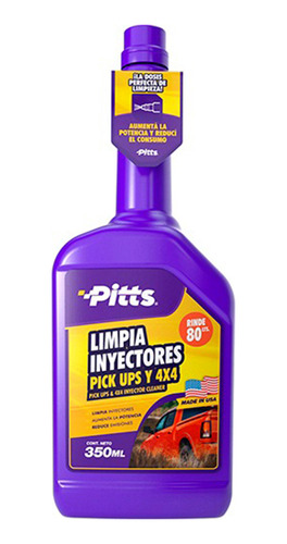 Limpia Inyectores Pick Ups 4x4 Diesel 350ml Pitts Pi-12040