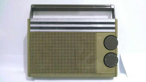 Radio Philips 231 Raro Anos 80 Antigo Placa Peça Reliquia