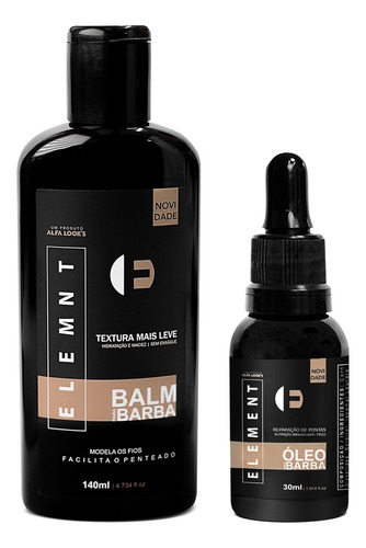 Kit Para Barba Balm E Óleo Element