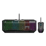 Kit Teclado E Mouse Gamer Cooler Master Sgb3000 Rgb Sensor Ó