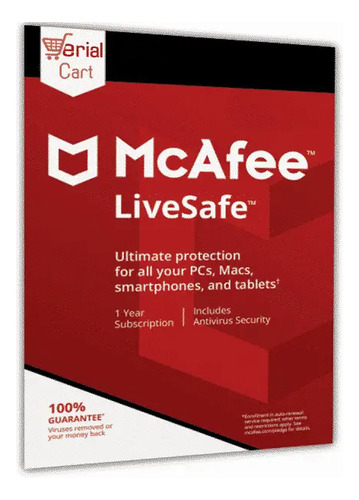 Mcafee Livesafe 2024 | Dispositivos Ilimitados | 1 Año 