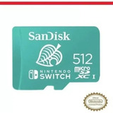 Tarjeta De Memoria 512g Para Nintendo Switch 100 Mb/s