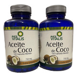 Aceite De Coco Adelgazante 240 Cápsulas Blandas Pérdida Peso