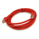 Cable Ethernet Rj45 Cat6 Mycablemart 7ft, Rojo, Flexible