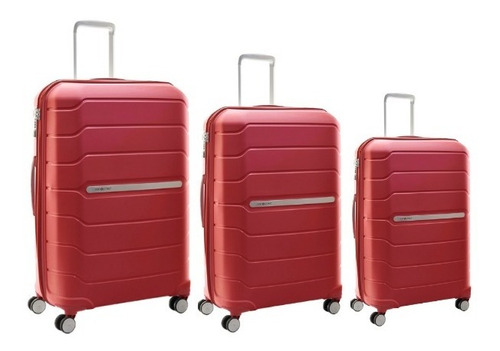 Set Valija X3 Samsonite Octolite Cabina, Mediana Y Grande