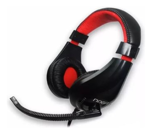 Auriculares Gamer Noga Stormer Ng-8620 Negro Y Rojo