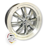 Kit De 4 Rines 15x5 4-130 P/volkswagen Vocho Sedan Escarabaj