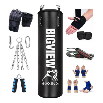 Bigview Saco De Boxeo Profesional 120cm Costal De Box Con Guantes | MercadoLibre