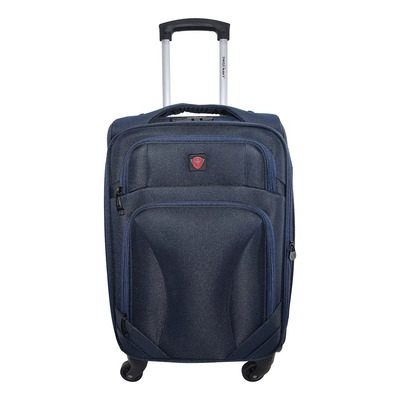 Maleta Swiss Navy® Lema, Blanda Chica 20inch Carry On Cabina Color Azul | Envío gratis