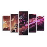 Quadro Fiora Pro League Of Legends Jogos Sala Quarto Gamer 