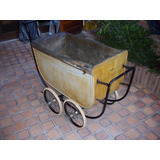 Antiguo Coche De Bebe Original Unico 