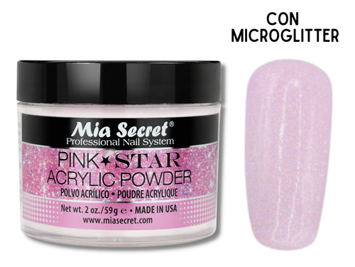 Polimero Pink Stars Mia Secret 59 Gr