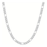 Cadena Unisex Cartier Plata Ley 925, 4mm Diamantada 67 Cm.