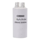 Capacitor De Trabajo 8uf 250vac 50/60hz Cbb60 