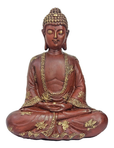 Buda Hindu Tailandês Tibetano Sidarta Estátua Grande 22 Cm