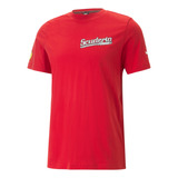 Remera Puma Ferrari Race Graphic Hombre Moda Rojo