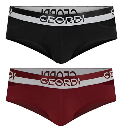 Bóxers Brief Pack Para Caballero Original Calzoncillo 2 Pzas